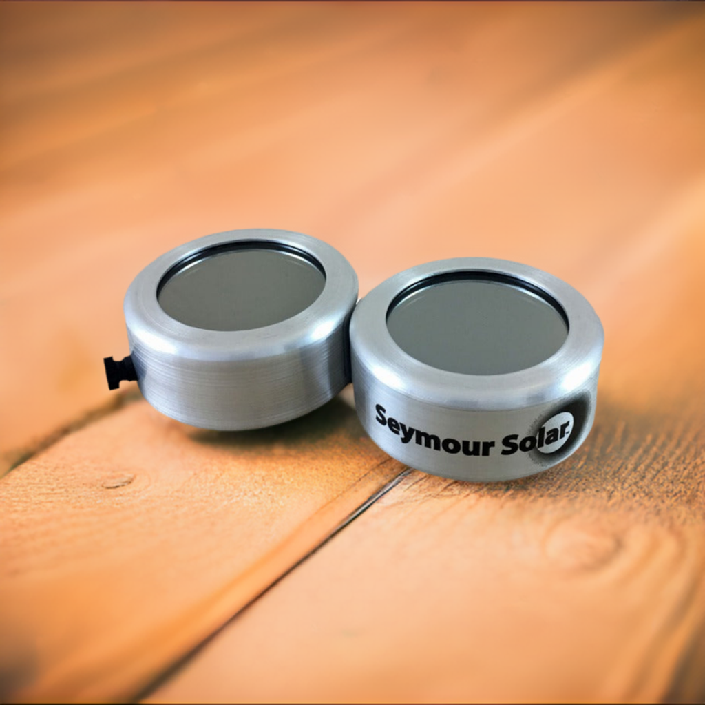 Helios Glass Binocular Solar Filter Kit – Slip-On Front-Mounted Solar Imaging Accessory (Pair)