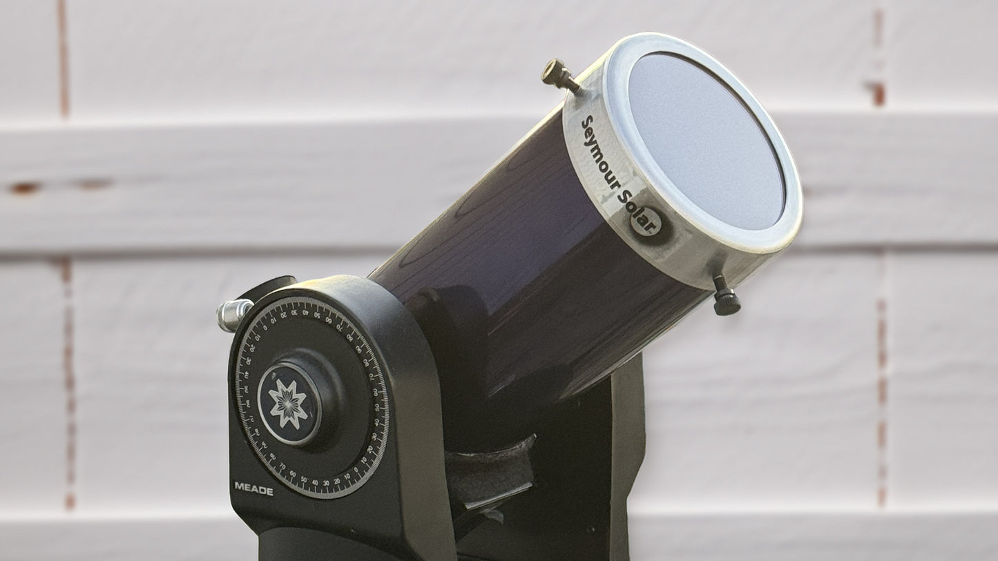 Seymour Solar Helios Glass Slip-On Solar Filter – Telescope, Spotting Scope, and Camera Lens Accessory